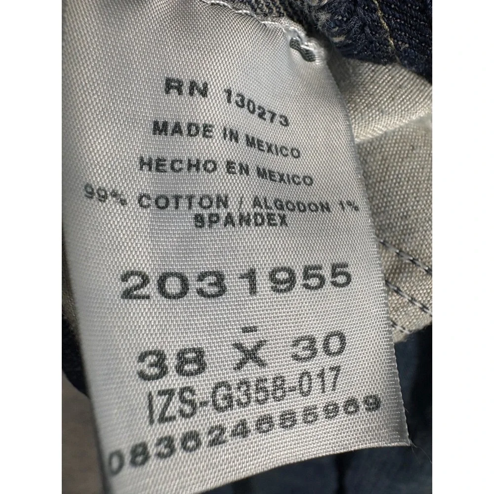 Lee Premium Select Regular Fit Straight Leg Men's Blue Denim‎ Jeans 38x30